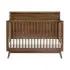 Palma 4 In 1 Crib With Toddler Rail - Natural Walnut