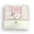 6 Pack Towel & Washcloth Set - Pink