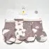 8 Pair of Woven Sock Pink 0-12M