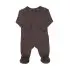 Zipper Footie - Chocolate