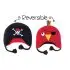 Reversible Winter Hat - Ship And Parrot
