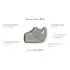 Silicone Snack Plate - Rhino/Silver Grey