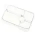 Tapas 5 Compartment Tray - Clear OLD