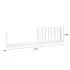 Toddler Rail - White