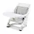 Booster White with Seat Pad - Shadow Grey