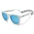 Urban Xplorer Glasses Mirrored Aurora Lenses - White