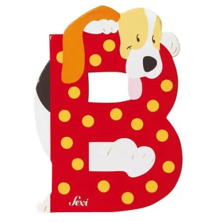 Animal Wooden Letter B