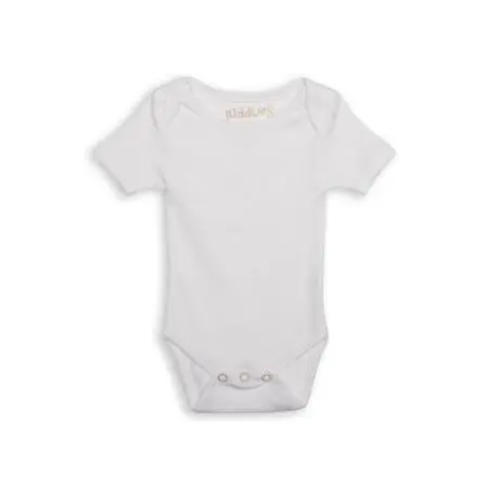 Short Sleeve Bodysuit Everyday White