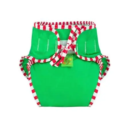 Reusable Swimsuit Diaper Green