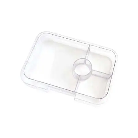 Tapas 4 Compartment Tray Clear
