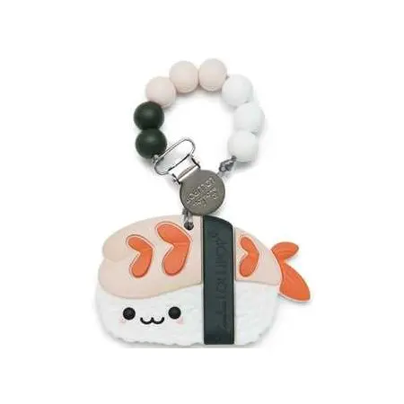 Silicone Teether n Clip Set Ebi Shrimp
