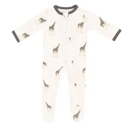 Zippered Footie - Giraffe