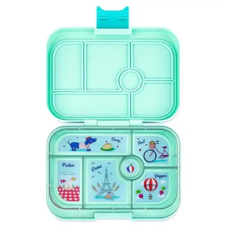 Yumbox Original 6 Compartment - Serene Aqua SAI202303P 850049318167 tjskids.com