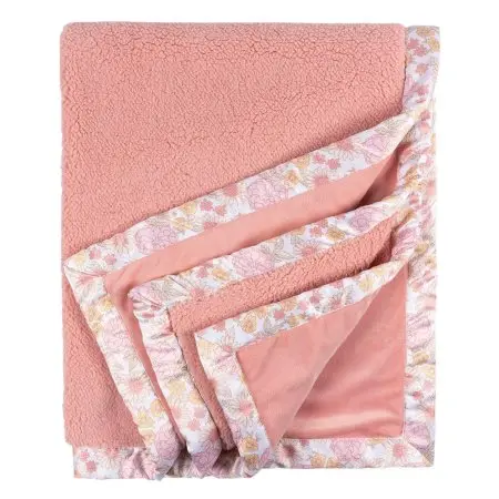 Gerber 2 Ply Blanket - Retro Floral GCW51043 13618469329 Tjskids.com