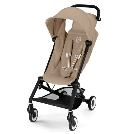 Cybex Agis Travel Stroller - Almond Beige 525000773	4063846531028 Tjskids.com
