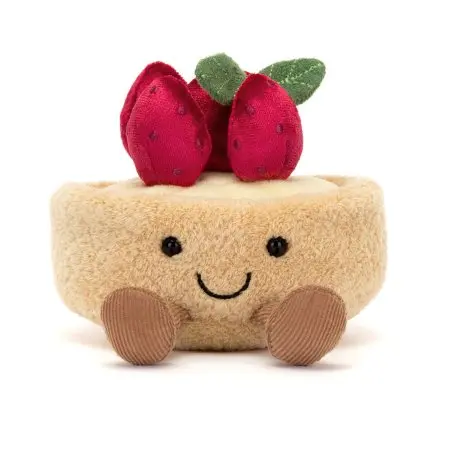 Jellycat Amuseable Fleurette Tarte Aux Fraises A6TAF	670983159127 Tjskids.com