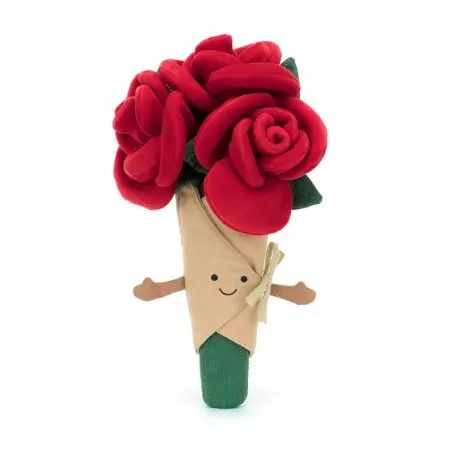 Jellycat Amuseable Rose Bouquet A2BROSE 670983159455 Tjskids.com