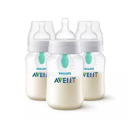 Avent Anti-colic Baby Bottle Airfree Vent 9oz 3 Pack PASCY70303 075020093851