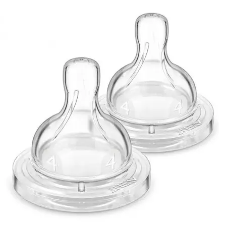 Avent Anti-colic Bottle Flow 4 Nipple 2pk PASCY76402 075020093998