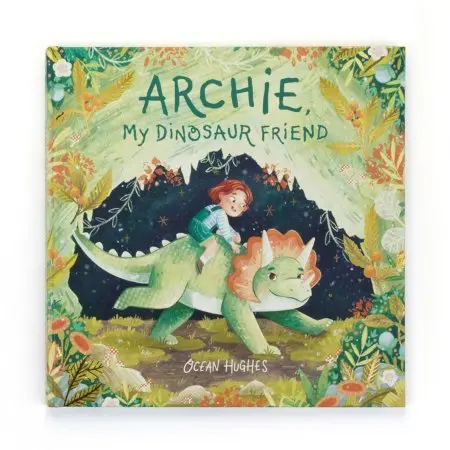 Jellycat Archie, My Dinosaur Friend Book BK4ARC	670983151749 Tjskids.com