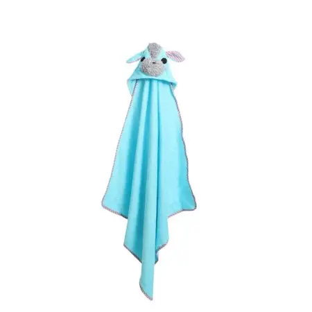 Zoocchini	Baby Snow Terry Hooded Bath Towel - Yoko Yorkie	ZOO11215 810608032002 Tjskids.com

