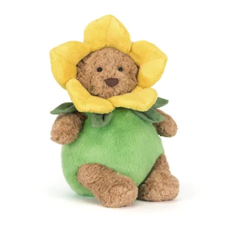 Jellycat Bartholomew Bear in Daffodil Outfit	BARM2FL	670983166514 Tjskids.com