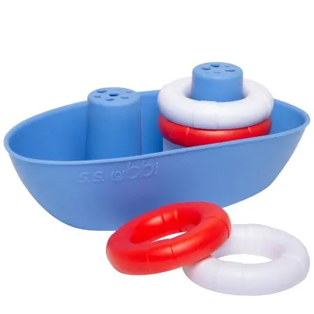Ubbi Boat & Bouys Bath Toy UB-10571 698904105718 Tjskids.com 