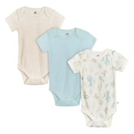 Just Born Bodysuit 3 Pack - Desert Cactus Tjskids.com