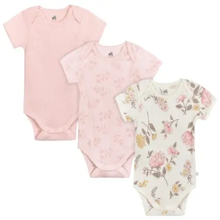 Just Born Bodysuit 3 Pack - Vintage Floral Tjskids.com