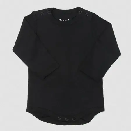 Coccoli Bodysuit Long Sleeve - Black