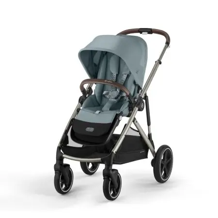 Cybex Gazelle S Stroller - Taupe Frame/Sky Blue Seat