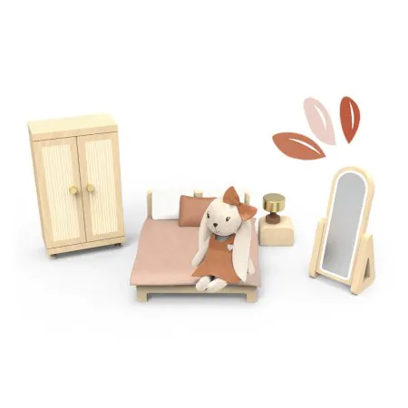 Speedy Monkey Doll House Bedroom SP4001	850047013521 Tjskids.com