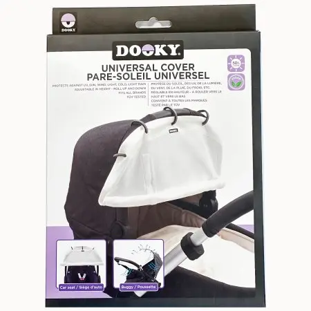 Dooky Universal Stroller & Car Seat Cover - Cream 