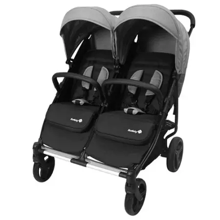 Safety 1st Double Double Duo Stroller - Flint Grey 01314CFTG 844392015282