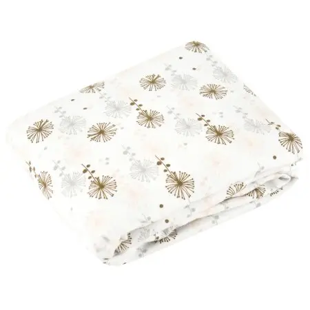 Kushies	Flannel Crib Sheet - Modern Flower	S33037 Tjskids.com
