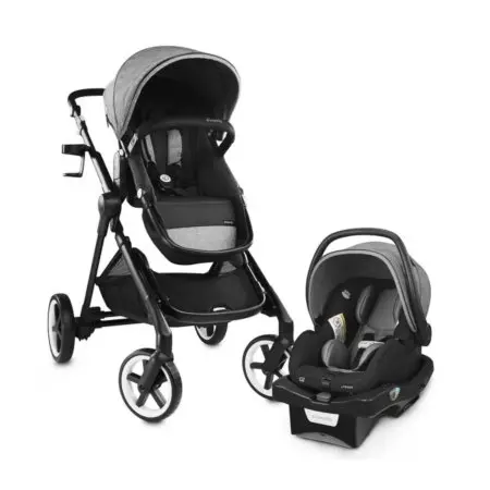 64631 Evenflo Gold SensorSafe Pivot Xpand Smart Modular Travel System Moonstone	53112311C Tjskids.com