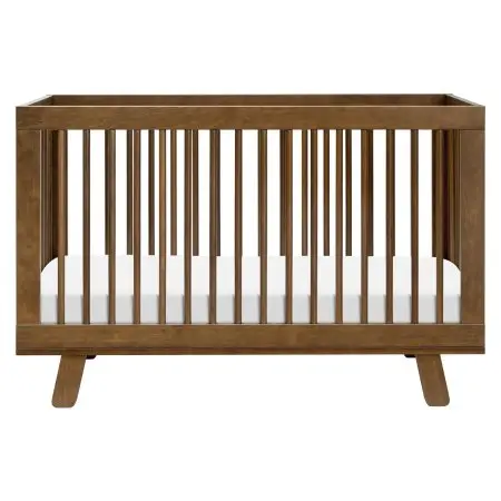 Babyletto Hudson 3 In 1 Crib With Toddler Rail - Natural Walnut