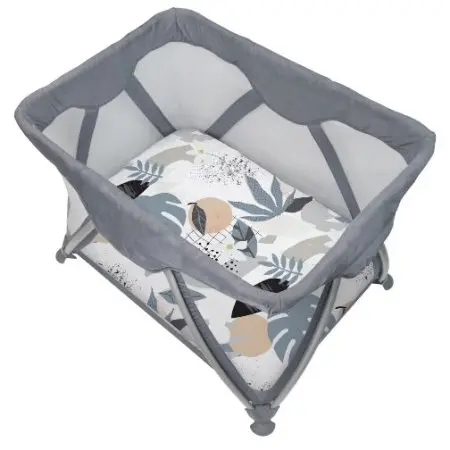 Percale Dream Playard Sheet - Palm Breeze