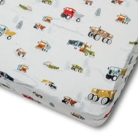 Crib Sheet - Happy Trucks