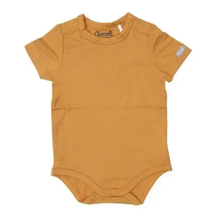 Bodysuit Short Sleeve - Honey Mustard