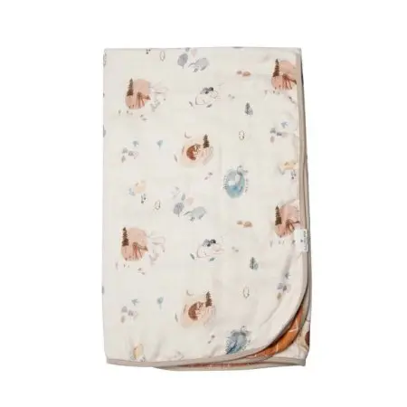 Muslin Quilt Blanket - Cozy Forest