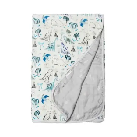 Muslin Quilt Blanket - Dinosaurs