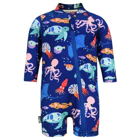 Jan & Jul	Kids One Piece UV Sun Suit - Sea Friends Tjskids.com