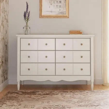 Namesake Liberty 6-Drawer Assembled Dresser - Warm White	M7116RW 48517865132 Tjskids.com
