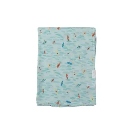 Loulou Lollipop Muslin Swaddle - Kayak	SWKYK 825754037269 Tjskids.com
