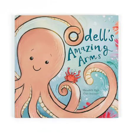 Jellycat Odell's Amazing Arms Book BK4OAA 670983162875 Tjskids.com