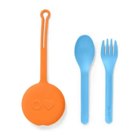 Omie Life OmiePod Spoon & Fork Set Sunrise 