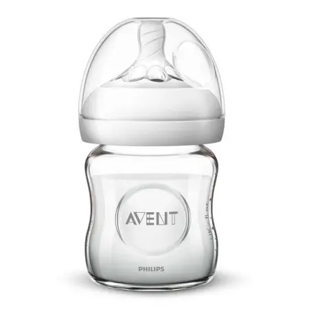 Avent Natural Wide Neck Baby Bottle 4oz 