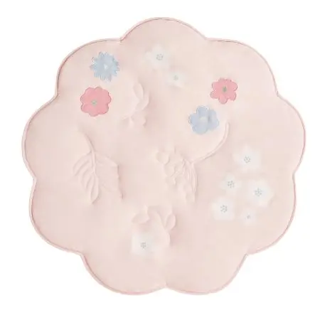 Piccolo Bambino Playmat - Flower Shape on Wooden Hanger 38 x 38 inch