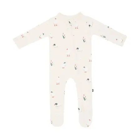Kyte Baby Printed Zippered Footie - Duck Tjskids.com
